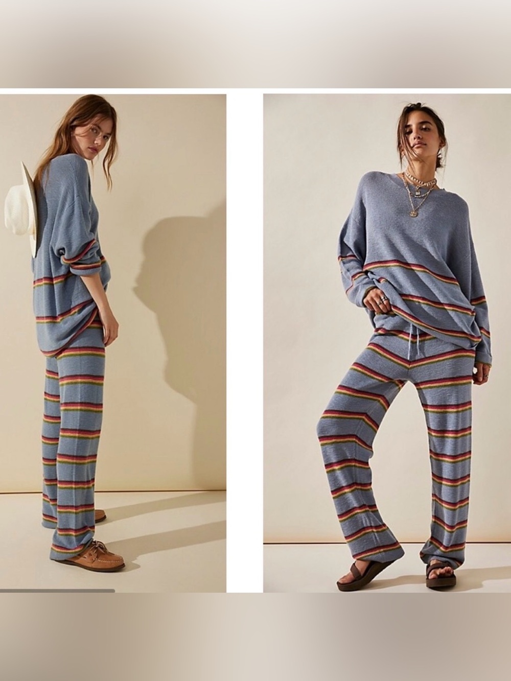 Free People Mariner sweater set, size M